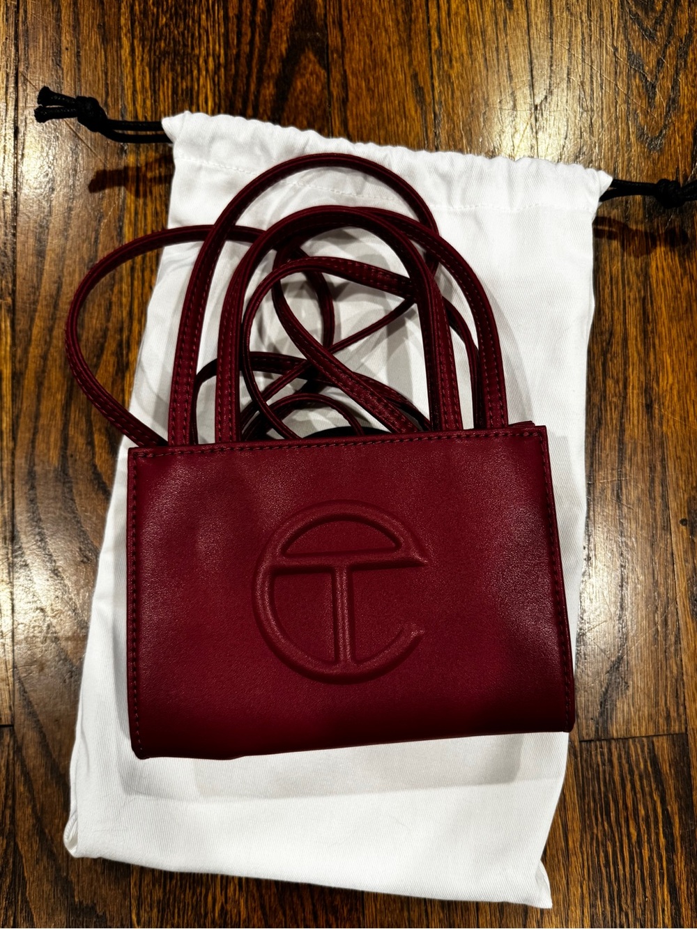 Telfar Small Shopping Bag Oxblood